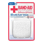 Johnson Band-Aid First Aid Secure-Flex Wrap, 3"W x 2.5 yd. L, Size L - 116151 - 24 Each