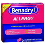 Johnson & Johnson Benadryl ULTRATAB Allergy Tablets 17031 - 576.0 Each - MDL-JIP17031CS