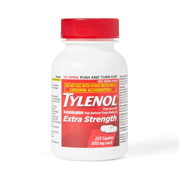 Johnson & Johnson Tylenol Extra-Strength Caplets 44427 - 1.0 Each