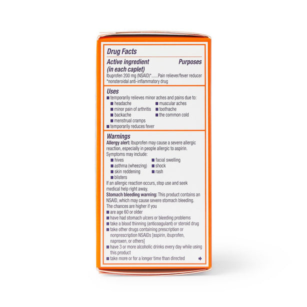 Johnson & Johnson Motrin Ibuprofen Pain Reliever 48101 - 48.0 Each