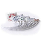 GE with 2-Tube Blood Pressure Cuff, Soft, Disposable, 2 Tube Connector, Neonatal Number 3, Green/White - 2523 - 20 Each