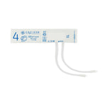 Ge Soft-Cuf Blood Pressure Cuff with 2-Tube Neo-Snap Connector, Navy, Neonatal 4 - SFT-N4-2B - 20 Each