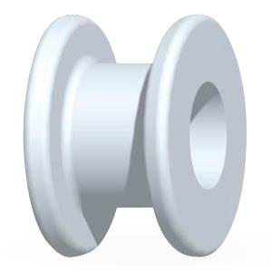Jedmed Fluoroplastic Collar Buttons - 38-1500 - 10 Each - MDL-JMD381500