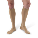 Bsn Medical Closed-Toe Jobst Relief Knee-High Compression Stockings, Closed Toe, 15 mmHg to 20 mmHg, Beige, Petite, Size L - 114002