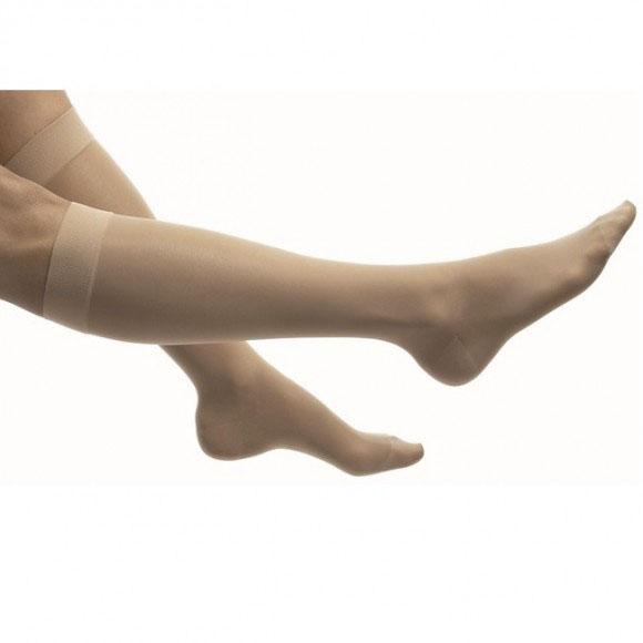 Bsn Medical Jobst Knee High Relief Knee-High Compression Stocking with Band and Closed Toe, Beige, 20-30, Size L, Full-Calf - 114746