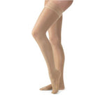 Bsn Medical Jobst Ultrasheer Thigh-High Compression Stockings, Closed Toe, 15 mmHg to 20 mmHg, Natural, Size L (Ankle: 10" to 11-3/8"; Calf: 12.5" to 18-1/8"; Thigh: 21.25" to 30.75") - JOB119379