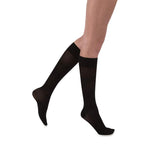Bsn Medical with Jobst SoftFit UltraSheer 20-30 mm Hg Knee-High Compression Stockings, Black, Size L - JOB7768120