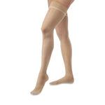 Bsn Medical Jobst Sensitive Thigh Highs UltraSheer 15-20 mm Hg Thigh-High Leg Compression Garment, Natural, Size M - 7768609