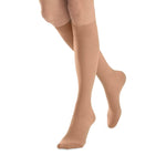 Bsn Medical Jobst Knee Highs with SoftFit Technology Knee-High 20-30 mm Hg Foot Compression Garment, Opaque Natural, Full Calf, Size XL - 7769236
