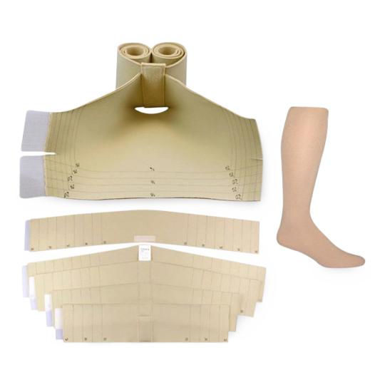 Bsn Medical Inc FarrowWrap Lite Trim-to-Fit Medium Leg, Foot and Sock Kit FWST-T-ADT3 - 1.0 Each