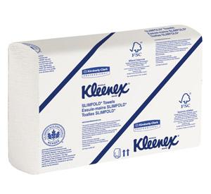 KIMBERLY-CLARK Kleenex Paper Towels, Slim fold, 90 per Pack - 04442 - 24 Pack