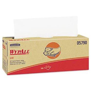 Kimberly-Clark WypAll Wiper, L40, White - 05790 - 1 Pack