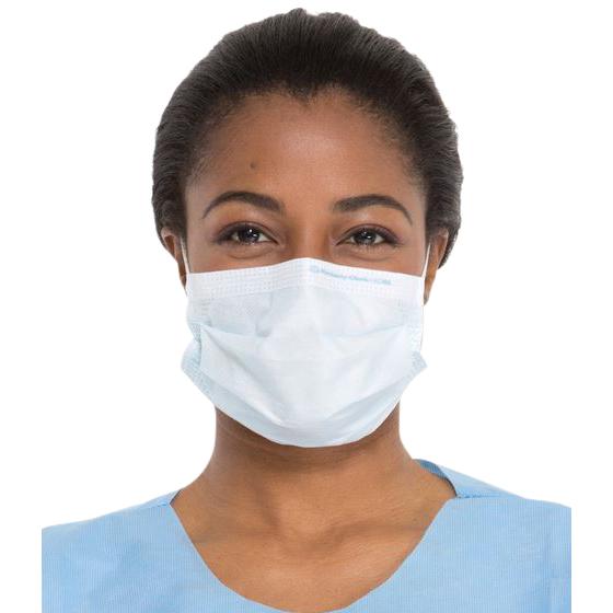 Halyard FLUIDSHIELD Level 1 25867 Procedure Face Mask, Yellow, 50/BX - MDL-K-C25867Z - 50 Each