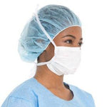 Halyard 28806 Fluidshield ASTM Level 1 Fog-Free Surgical Mask with Ties, Green - MDL-K-C28806 - 300 Each
