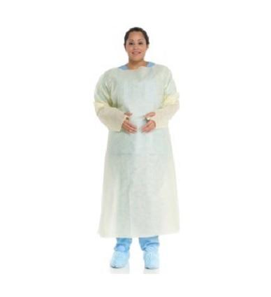 Halyard Health, Inc AAMI Level 2 Full-Back Tri-Layer Isolation Gowns with Thumb Loops 43146 - 10.0 Each - MDL-K-C43146H