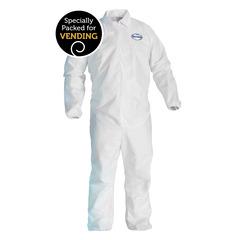Kleenguard A40 Liquid and Particle Protection Coverall, Zipper Front, Elastic Wrist, Size 3XL, Zip-Front - 44316 - 25 Each