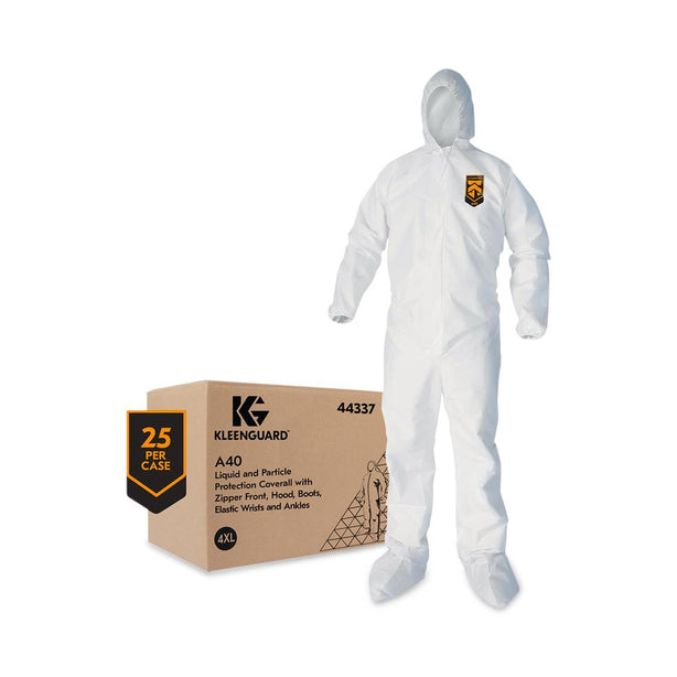 Kleenguard A40 Liquid and Particle Protection Coveralls - 44337 - 25 Each - MDL-K-C44337