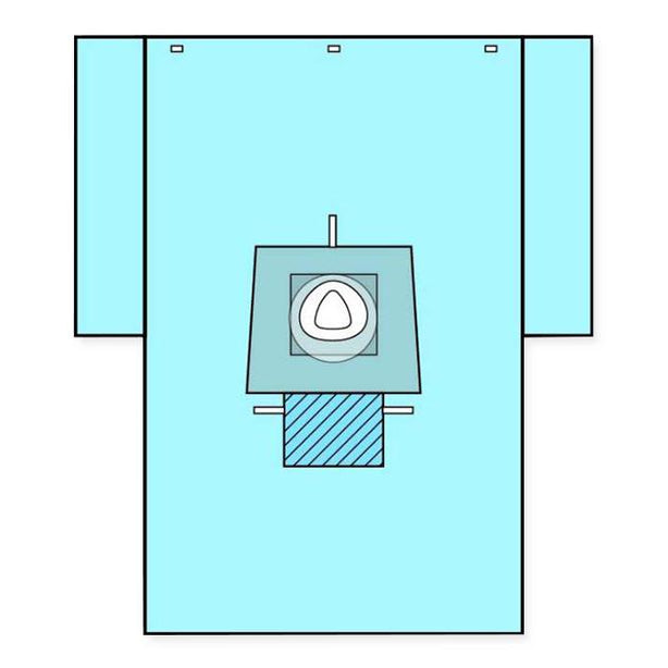 HALYARD HEALTH, INC Halyard Fenestrated Drapes 44978 6 Each - MDL-K-C44978