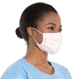 Halyard FLUIDSHIELD Fog-Free Procedure Mask with SO SOFT Lining, Orange - 47107 - 400 Each