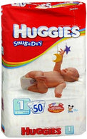 KIMBERLY-CLARK CORPORATION Huggies Pure and Natural Diapers 55501 200 Each - MDL-K-C55501