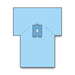 HALYARD Clear Instrument Pouch Pediatric Laparotomy Drape II with 4" x 6" Fenestration, Sterile, 100" x 72" x 124" - 66887 - 13 Each