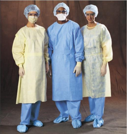 HALYARD HEALTH, INC 1-Layer Cover Gowns with Neck Ties 69125 10 Each - MDL-K-C69125Z