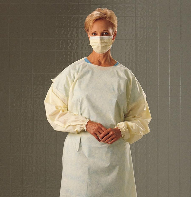 HALYARD HEALTH, INC AAMI Level 2 SMS Medium-Weight Isolation Gowns with Elastic Cuffs 69979 10 Each - MDL-K-C69979Z