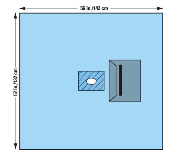 Ophthalmology Drapes - 79305 - 100 Each - MDL-K-C79305