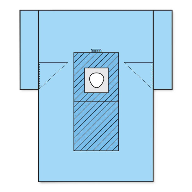 Halyard Health, Inc Halyard Orthopedic Hip Drapes with Clear Pocket 79341 - 12.0 Each