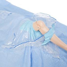 HALYARD Knee Arthroscopy Drape, with Armboard Covers - 79371 - 13 Each