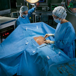 Halyard Laparotomy Laparoscopy Pack with Drapes, Surgical Gown, Towel, Table Cover and Suture Bag - 88241 - 1 Pack