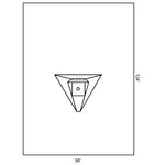 HALYARD Arthroscopy Knee Drape with Fenestrated Pouch, Sterile, 90" x 124" - 89265 - 1 Each