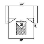 HALYARD Arthroscopy Knee Drape, Sterile, 114" x 88" x 116" - 89267 - 7 Each