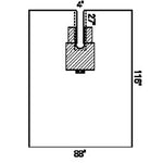 Halyard Split-Body Ortho Orthoarts Body Drape with Split, 88" x 116" - 89275 - 1 Each