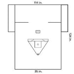 HALYARD Knee Arthroscopy Drape with Armboard Covers, Fenestrated, Sterile, 114" x 88" x 124" - 89371 - 1 Each
