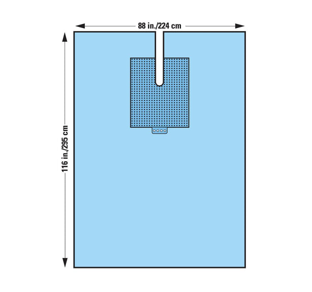 Halyard Health, Inc Halyard Basics Body Split Drapes 89557 - 25.0 Each