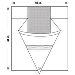 HALYARD Under Buttocks Drape, Sterile, Pouch, Absorbent Pad Reinforced, 40" x 44" - 89584 - 1 Each
