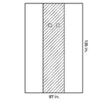 Femoral Angio Drape, 2 Windows, Fenestrated, 31" x 135", Halyard - 89749 - 16 Each