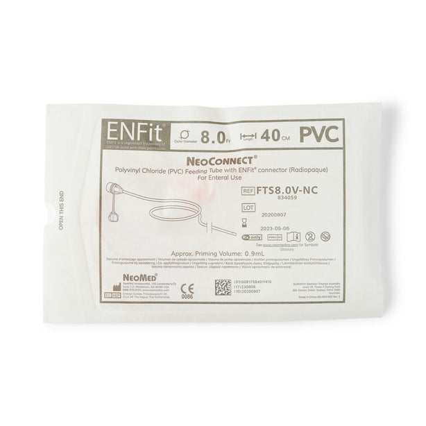 Neomed, Inc NeoMed Orange PVC ENFit Feeding Tubes FTS8.0V-NC - 25.0 Each