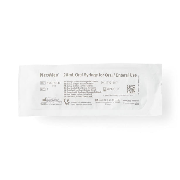Neomed, Inc NeoMed Sterile Oral and Enteral Syringes NM-S20EO - 1.0 Each