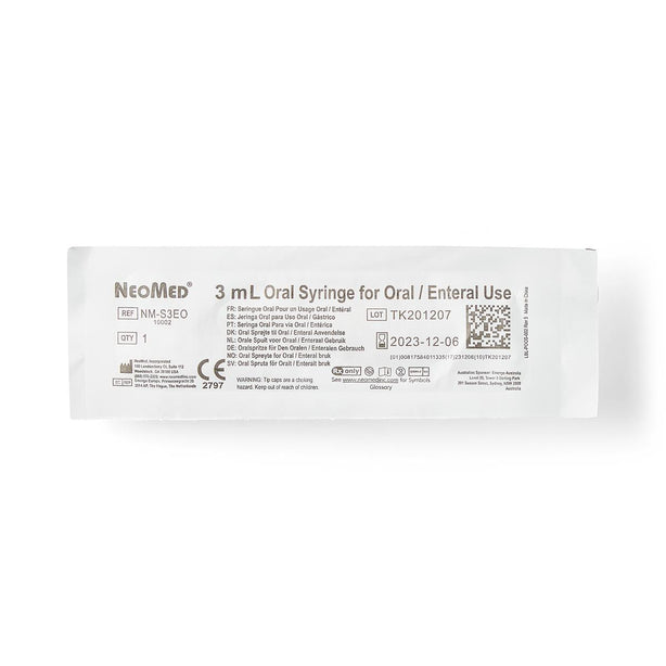 Neomed, Inc NeoMed Sterile Oral and Enteral Syringes NM-S3EO - 1.0 Each