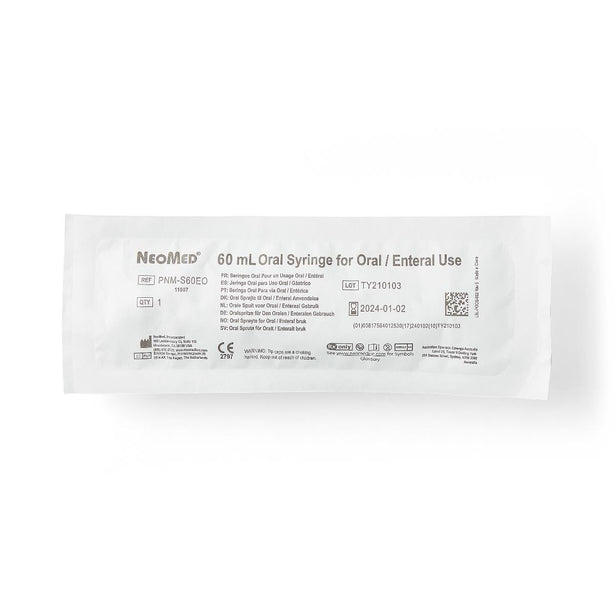 Neomed, Inc NeoMed Sterile Oral and Enteral Syringes NM-S60EO - 1.0 Each