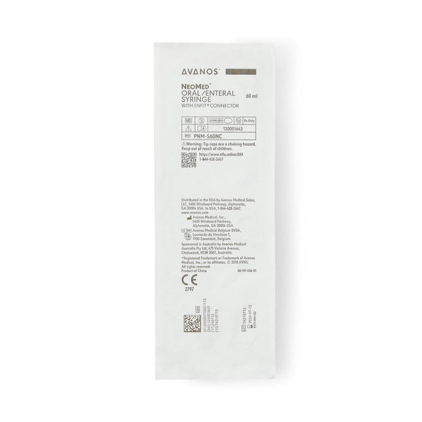 Neomed, Inc NeoMed Sterile Oral and Enteral Syringes PNM-S60NC - 1.0 Each