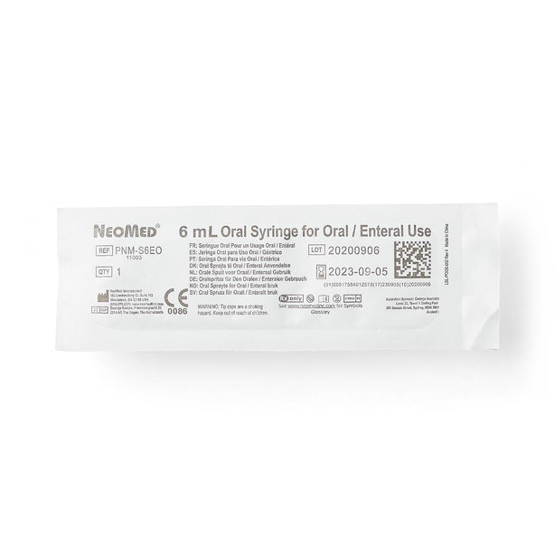 Neomed, Inc NeoMed Sterile Oral and Enteral Syringes PNM-S6EO - 1.0 Each