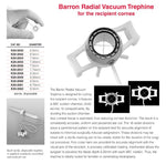 Katena Barron Radial Vacuum Trephine with Punches - K20-2059 - 1 Each - MDL-KATK202059