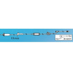 Kawasumi Labs America Huber Safety IV-025Y IV Injection Site Set, with 0.22 MIC - MDL-KAWIV025Y - 50 Each