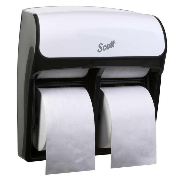 Kimberly-Clark High-Capacity SRB Tissue Pro MOD 4-Roll Toilet Paper Dispenser, Standard Rolls - 44517 - 1 Each