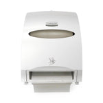 Kimberly-Clark Professional Hard Roll Touchless Refillable Electronic Hard-Roll Towel Dispenser, 15.8" x 12.7" x 9.6", White - 48856 - 1 Each