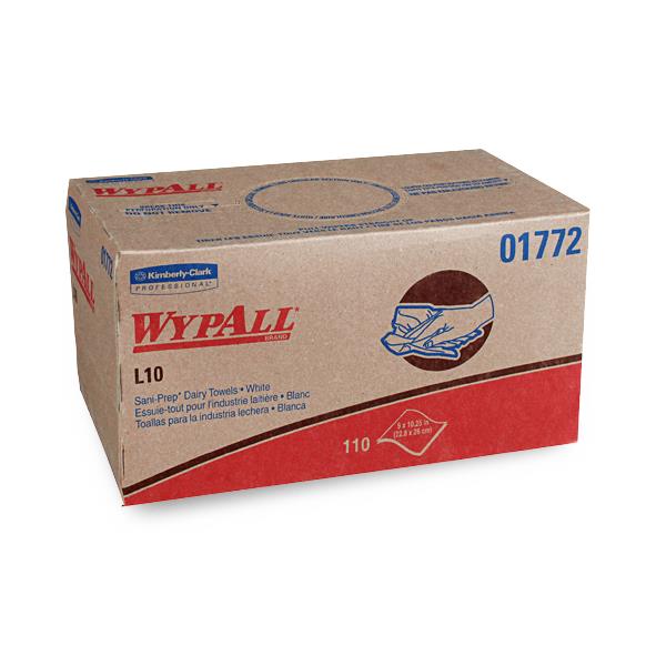 Kimberly-Clark Corporation WypAll L10 Wipers 01772 - 18.0 box