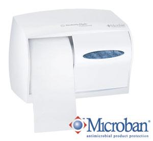 Kimberly-Clark Dual-Roll Coreless Bath Tissue Dispenser - 09605 - 1 Each - MDL-KCP09605
